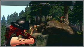 From the abandoned monorail station, go left [1] and you should see a small path in the woods - Mistpeak Valley - Gnomes - Fable III - Game Guide and Walkthrough