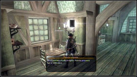 Enter the Cock in the Crown (centre of the location) [1] and go up the stairs onto the first floor - Bowerstone Market - Brightwall Books - Fable III - Game Guide and Walkthrough