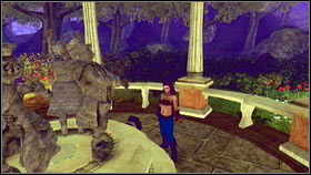 After getting there, move forwards while sticking to the left side of the garden - Sunset House - p. 1 - Side Missions - Fable III - Game Guide and Walkthrough