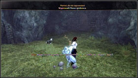 After hearing out Max [1], grab his hand (LT) and lead towards the exit [2] - Mourningwood - p. 2 - Side Missions - Fable III - Game Guide and Walkthrough