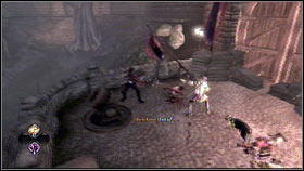 After beginning the level, run to the very top of the hill [1], killing the attacking soldiers as fast as possible - Battle for Albion - Walkthrough - Fable III - Game Guide and Walkthrough