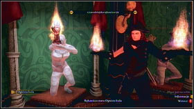 To learn how to combine spells, move to the Sanctuary - Leaders and Followers - p. 2 - Walkthrough - Fable III - Game Guide and Walkthrough