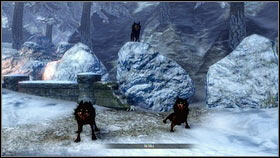 On the other side of the bridge [1], you will be attacked by a pack of wolves [2] - New Hero - p. 1 - Walkthrough - Fable III - Game Guide and Walkthrough