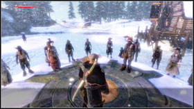 By activating it, you will restore the original weather, a blizzard #1 - Knothole Island Drowning - The story - Fable II: Knothole Island - Game Guide and Walkthrough