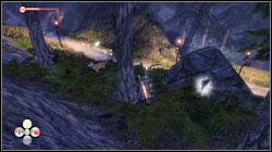 After exiting the Sun Shrine, on the road on the left side, behind a rock - The bibliophile's books - Additional Info - Fable II: Knothole Island - Game Guide and Walkthrough