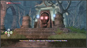 Approach the wisps' cell #1 - Story quest - Costume Party - Story quest - Fable II: See the Future - Game Guide and Walkthrough