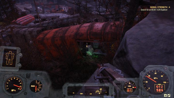 The RCX01-A39 Duplexer can be found in the Horizons Rest - Signal Strength - Fallout 76 Walkthrough - Main missions - Fallout 76 Guide