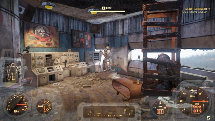 Lastly, you have to speak to Rose - Signal Strength - Fallout 76 Walkthrough - Main missions - Fallout 76 Guide