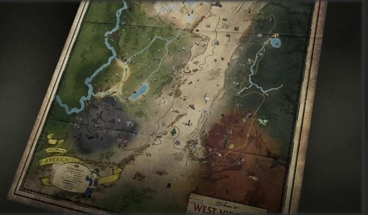 Map of Fallout 76 - Fallout 76 Guide - gamepressure.com