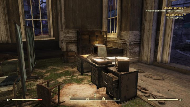 The last part of the quest is to contact the responders. - Second Helpings - Fallout 76 Walkthrough - Main missions - Fallout 76 Guide