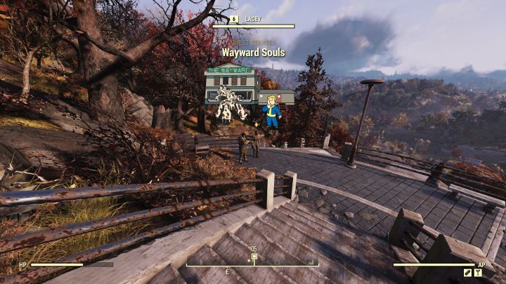 The mission begins near Vault 76. - Fallout 76 Wastelanders: Wayward Souls walkthrough - Walkthrough - Fallout 76 Guide