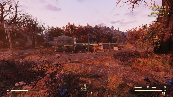 The second step is to go to Wayward. - Fallout 76 Wastelanders: Wayward Souls walkthrough - Walkthrough - Fallout 76 Guide