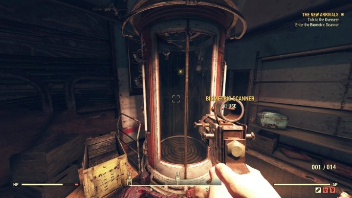 Enter the chamber. - Fallout 76 Wastelanders: The New Arrivals walkthrough - Walkthrough - Fallout 76 Guide