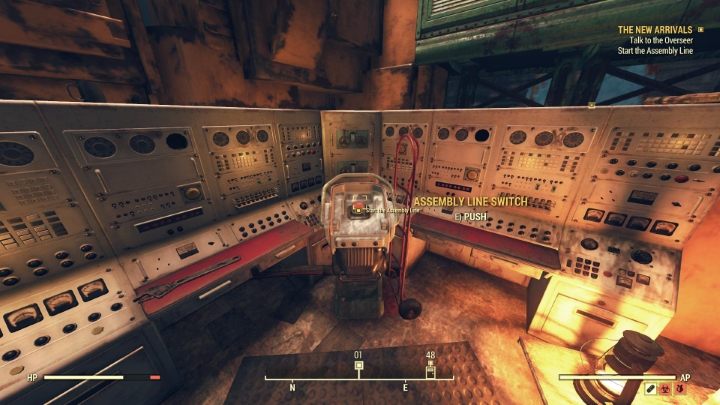 You can start the production. - Fallout 76 Wastelanders: The New Arrivals walkthrough - Walkthrough - Fallout 76 Guide
