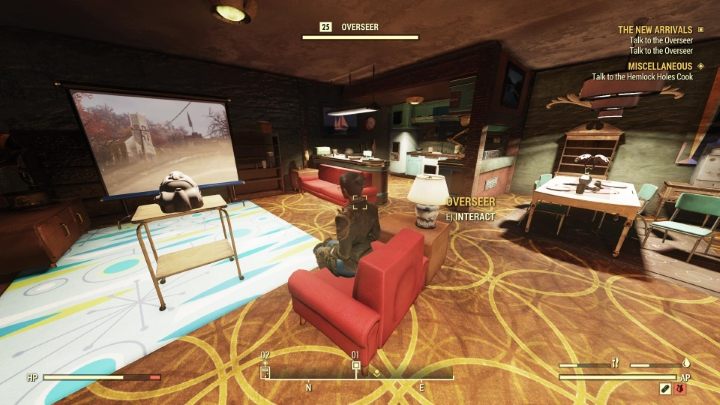 The mission ends after speaking to the Overseer. - Fallout 76 Wastelanders: The New Arrivals walkthrough - Walkthrough - Fallout 76 Guide