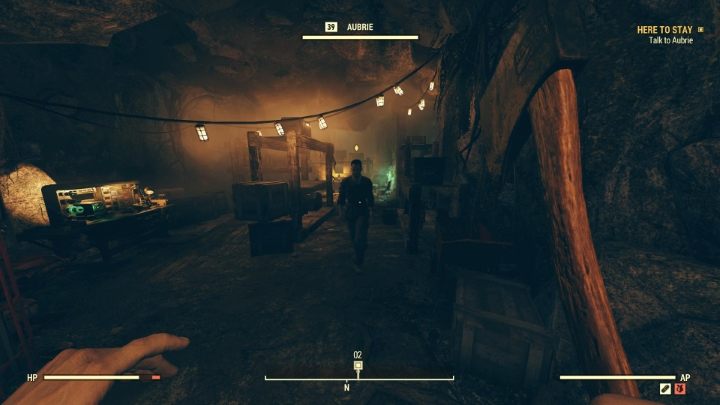 Aubrie is the location nearby. - Fallout 76 Wastelanders: Here to Stay walkthrough - Walkthrough - Fallout 76 Guide