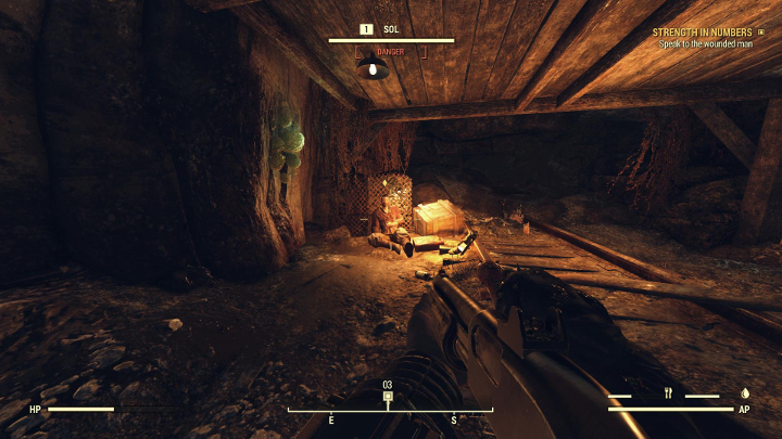 Follow the track. - Fallout 76 Wastelanders: Strength in Numbers walkthrough - Walkthrough - Fallout 76 Guide