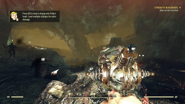 Use the new weapon. - Fallout 76 Wastelanders: Strength in Numbers walkthrough - Walkthrough - Fallout 76 Guide