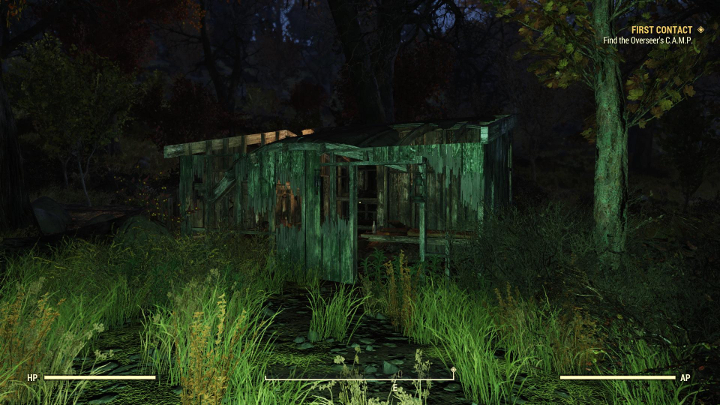 Look for a small, damaged house in the woods. - A good weapon to start with in Fallout 76 - Gameplay basics - Fallout 76 Guide