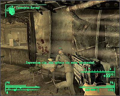 You may finally exit the saloon and go to the crater - Fallout 3: Megaton: The power of the atom | Side quests - Side quests - Fallout 3 Game Guide