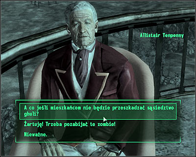 Tenpenny will give you a list of people who need to be persuaded into letting the ghouls live in the tower - Fallout 3: Tenpenny Tower: Tenpenny Tower - walkthrough, side quests - Side quests - Fallout 3 Game Guide