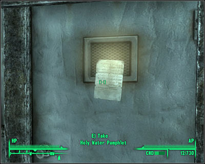 [#99] - Side missions - QUEST 3: Holy Water - Side missions - Fallout 3: Broken Steel - Game Guide and Walkthrough