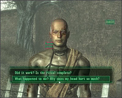 [#28] - Main quests - QUEST 2: Walking With Spirits - Main quests - Fallout 3: Point Lookout - Game Guide and Walkthrough