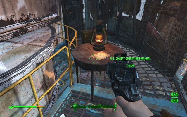 A magazine in the central tower - Fallout 4: The Lost Patrol - Minor quests for Brotherhood of Steel faction - Fallout 4 Game Guide & Walkthrough