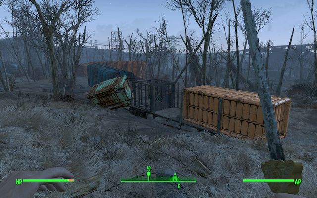 The power armor in the destroyed train - Fallout 4: Tradecraft - Major Quests for Railroad faction - Fallout 4 Game Guide & Walkthrough