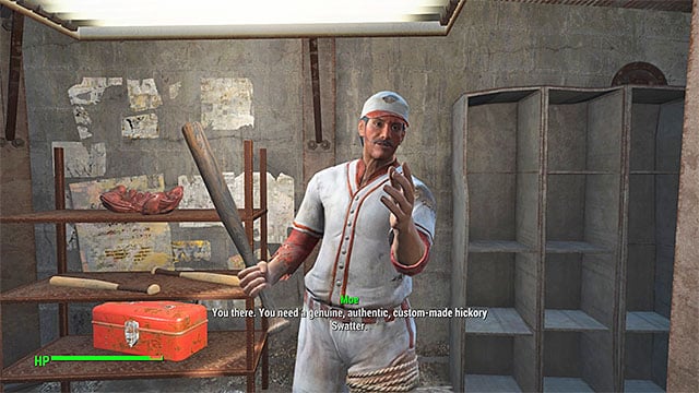 Moe - Fallout 4: Out in Left Field - Side quests in Diamond City - Fallout 4 Game Guide & Walkthrough