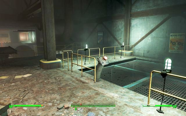 The elevator that leads to the basement - Fallout 4: Mystery Meat (Longneck Lukowskis Cannery) - Side quests in other locations - Fallout 4 Game Guide & Walkthrough