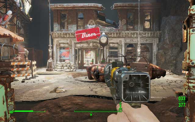 The dummy building. Inside you will find the leader with the card - Fallout 4: Vault 75 (Malden Middle School) - Side quests in other locations - Fallout 4 Game Guide & Walkthrough