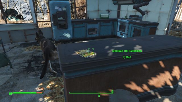 You can find the Grognak the Barbarian Magazine in your old house - Fallout 4: Sanctuary map (sector 1 location) - Sanctuary - Sector 1 - Fallout 4 Game Guide & Walkthrough