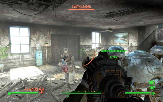 The synths will attack the facility when you will start returning to the exit - Fallout 4: Sandy Coves Convalescent House - Salem - Sector 3 - Fallout 4 Game Guide & Walkthrough