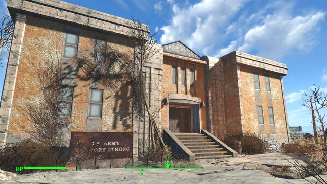 Armory - the most important building in the location. - Fallout 4: Fort Strong - The Castle - Sector 7 - Fallout 4 Game Guide & Walkthrough