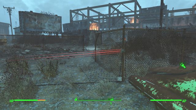 First laser. - Fallout 4: Four Leaf Fishpacking Plant - The Castle - Sector 7 - Fallout 4 Game Guide & Walkthrough