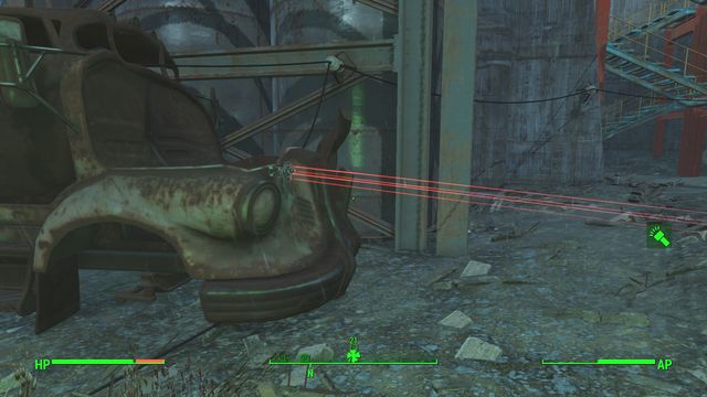 Fourth laser. - Fallout 4: Four Leaf Fishpacking Plant - The Castle - Sector 7 - Fallout 4 Game Guide & Walkthrough