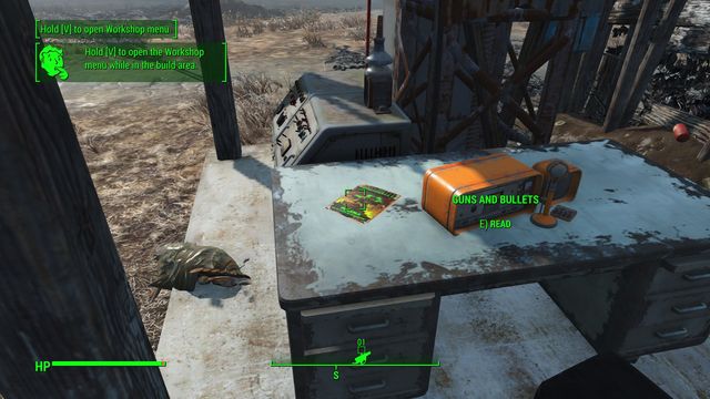 In the center of the fort, on a table you will find Guns and Bullets magazine - Fallout 4: The Castle - The Castle - Sector 7 - Fallout 4 Game Guide & Walkthrough