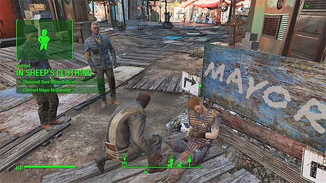 Unlocking this quest isnt an easy matter as first you must complete some very specific requirements - Fallout 4: In Sheeps Clothing - Side quests in Diamond City - Fallout 4 Game Guide & Walkthrough