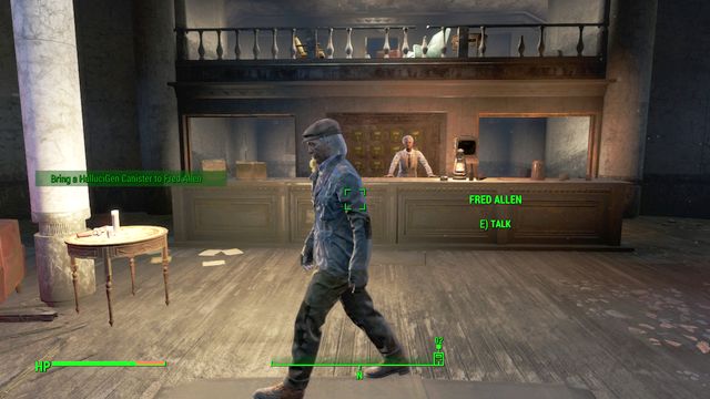 Fred Allen, the questgiver - Fallout 4: Bring HalluciGen canister to Fred - Side quests in Goodneighbor - Fallout 4 Game Guide & Walkthrough