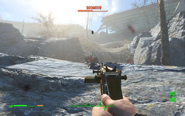 Boomer is a miniboss in this location - Fallout 4: Outpost Zimonja - Malden - Sector 2 - Fallout 4 Game Guide & Walkthrough