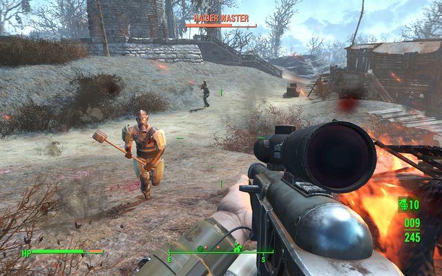 You can get rid of survivors after activating the alarm in Lynn Woods - Fallout 4: Lynn Woods - Malden - Sector 2 - Fallout 4 Game Guide & Walkthrough