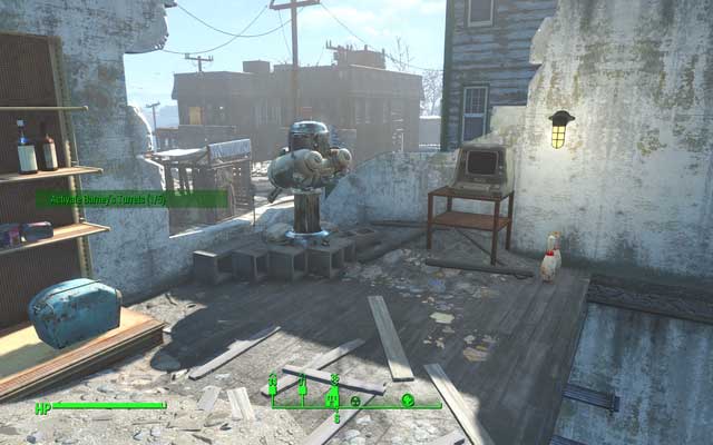 Activate turrets marked on the radar, using terminals located right next to them - Fallout 4: Activate turrets in Salem (Rook Family House) - Side quests in other locations - Fallout 4 Game Guide & Walkthrough