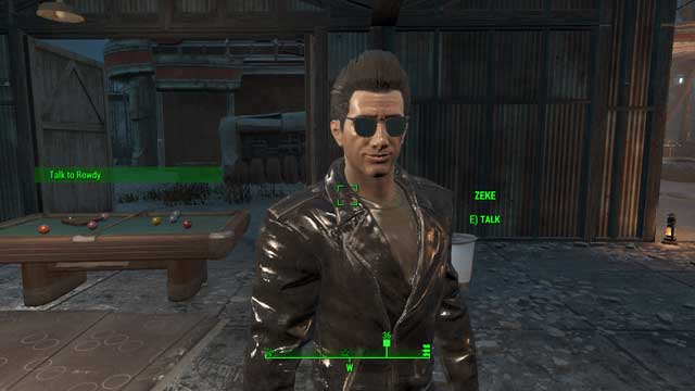 Zeke - Fallout 4: Fix the water pump (Atom Cats Garage) - Side quests in other locations - Fallout 4 Game Guide & Walkthrough