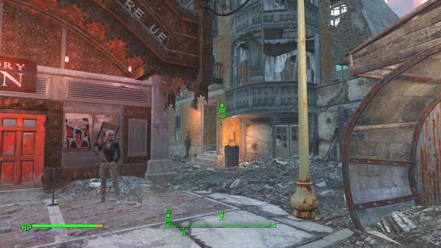 One of the warehouses next to Memory Den - Fallout 4: Storage cleaning - Side quests in Goodneighbor - Fallout 4 Game Guide & Walkthrough