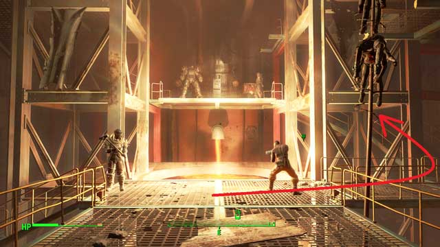 Inside the building, go to the attic (2 levels above), where you find a passage to the neighboring ironworks room - Fallout 4: Here There Be Monsters (The Shamrock Taphouse) - Side quests in other locations - Fallout 4 Game Guide & Walkthrough