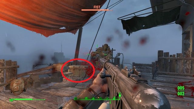 The crate with the key to the prison - Fallout 4: Trinity Tower - Center of Boston - Sector 6 - Fallout 4 Game Guide & Walkthrough