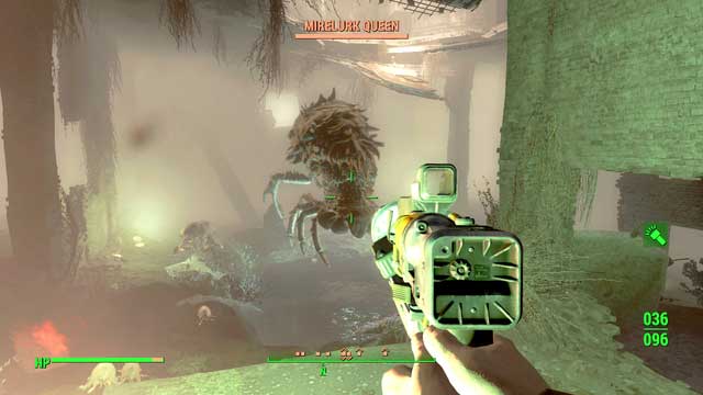 The mirelurk queen in the underground - Fallout 4: Massachusetts State House - Center of Boston - Sector 6 - Fallout 4 Game Guide & Walkthrough