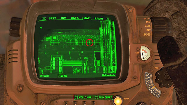 Take the door to the metro station and follow the corridor - Fallout 4: Magazines in Malden - Sector 2 - Magazines - Fallout 4 Game Guide & Walkthrough