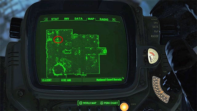In National Guard Barracks deal with all ghouls - Fallout 4: Magazines in Malden - Sector 2 - Magazines - Fallout 4 Game Guide & Walkthrough